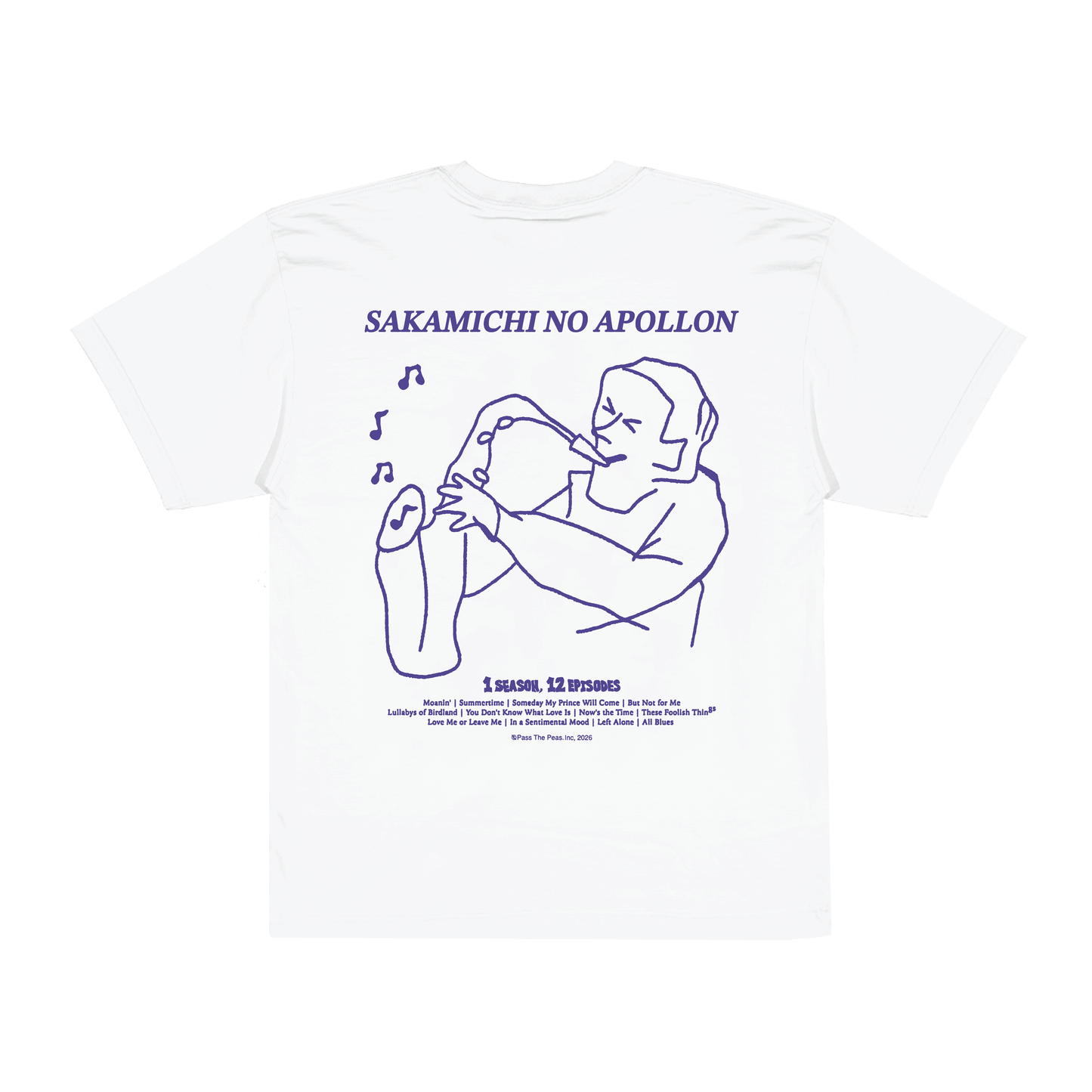 Pass The Peas - Sakamichi No Apollon Tshirt