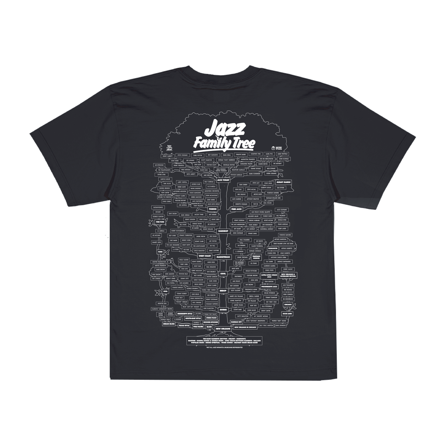 The Jazz Family Tree T-Shirt