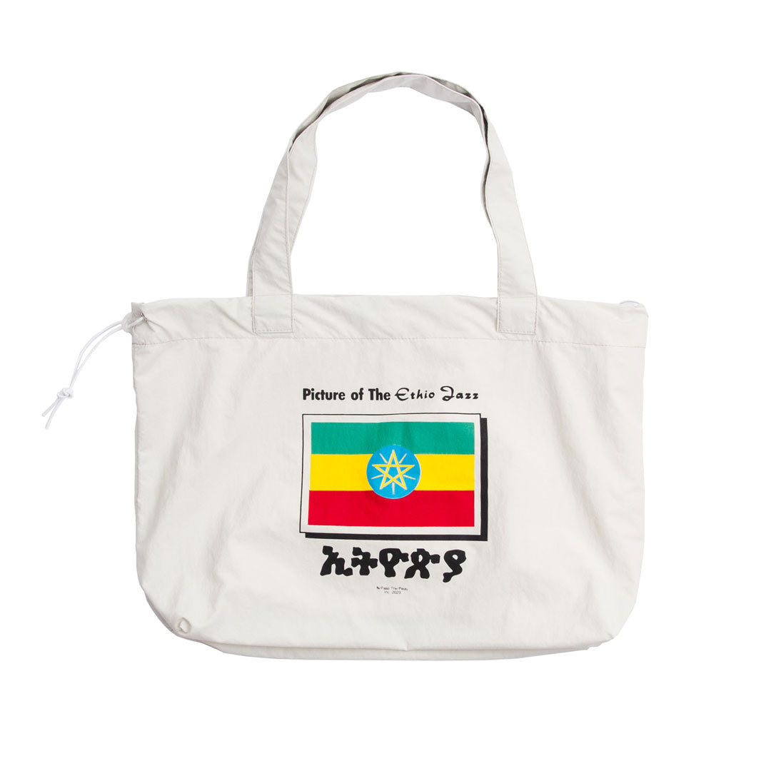 Ethio-Jazz Drawstring Totes