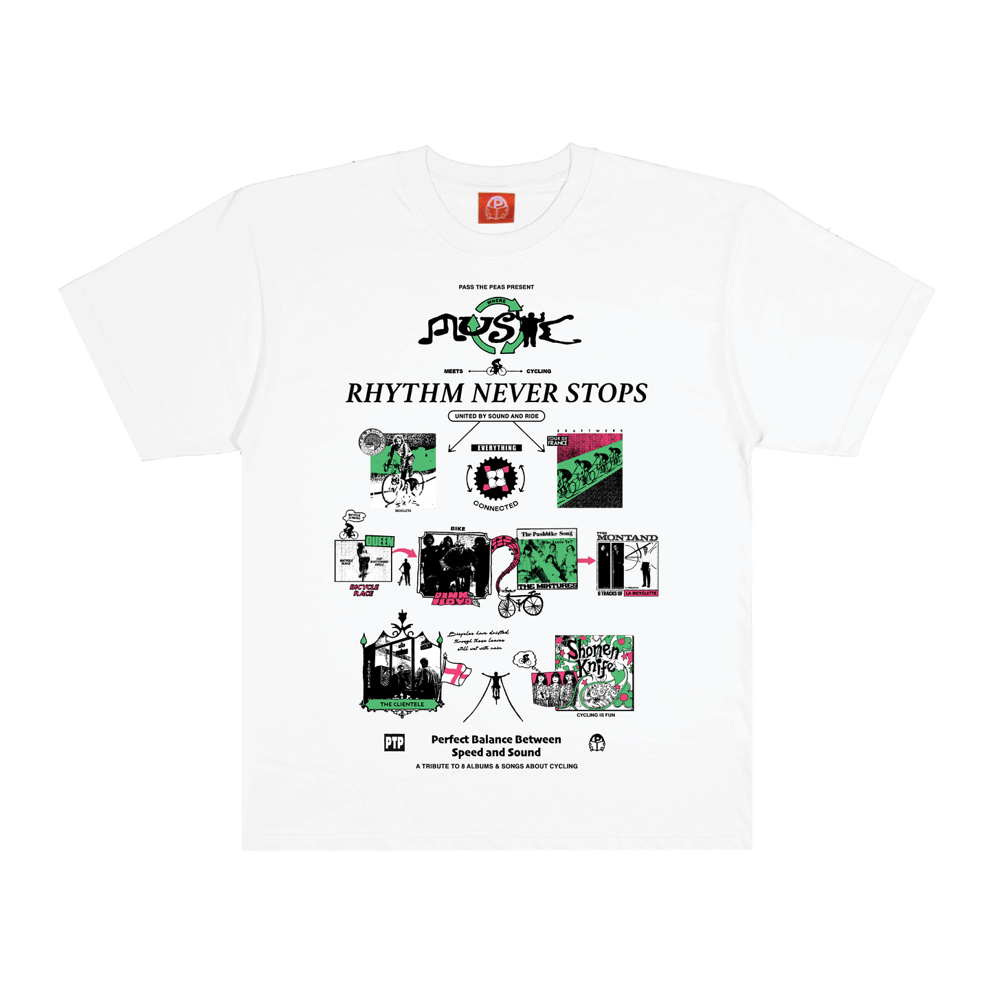Pass The Peas - Rhythm Never Stop Tshirt