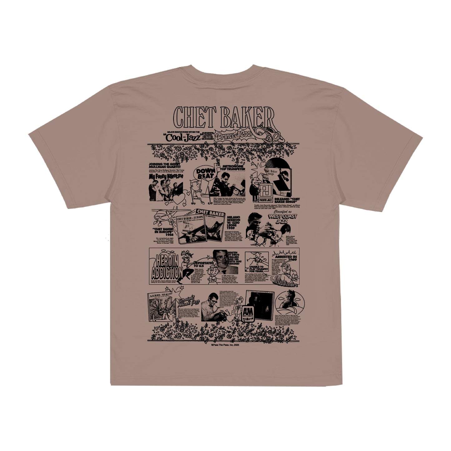 Pass The Peas - Chet Baker T-Shirt