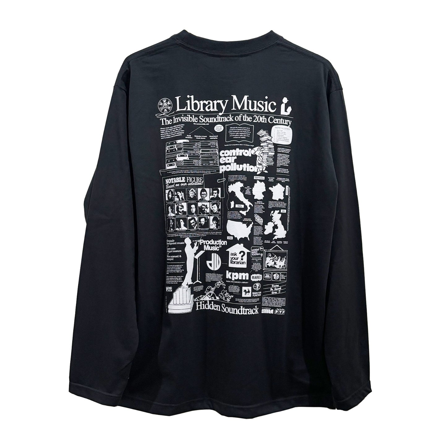 Pass The Peas Library Music Long Sleeve T-Shirt