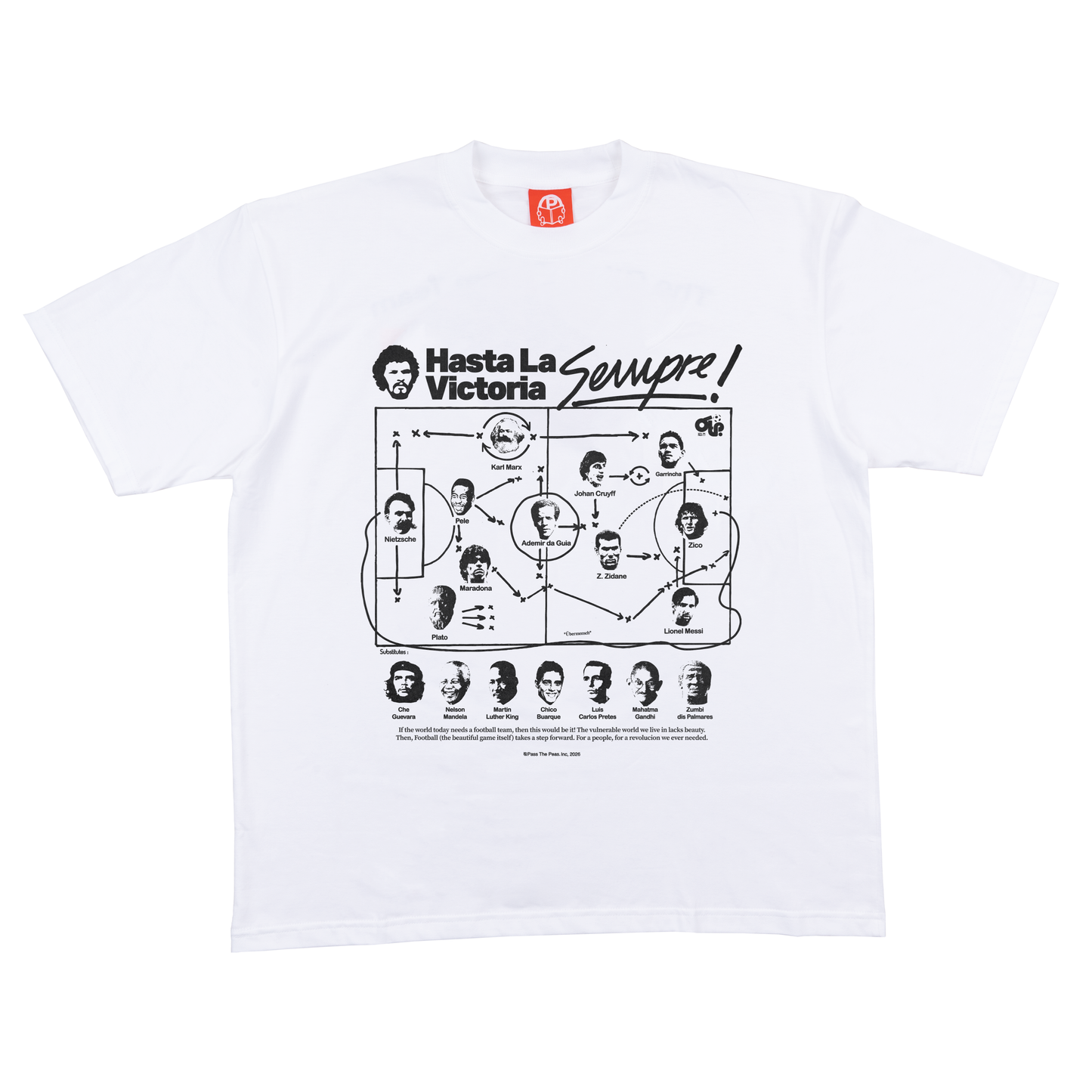 Pass The Peas - Socrates Dream XI Tshirt